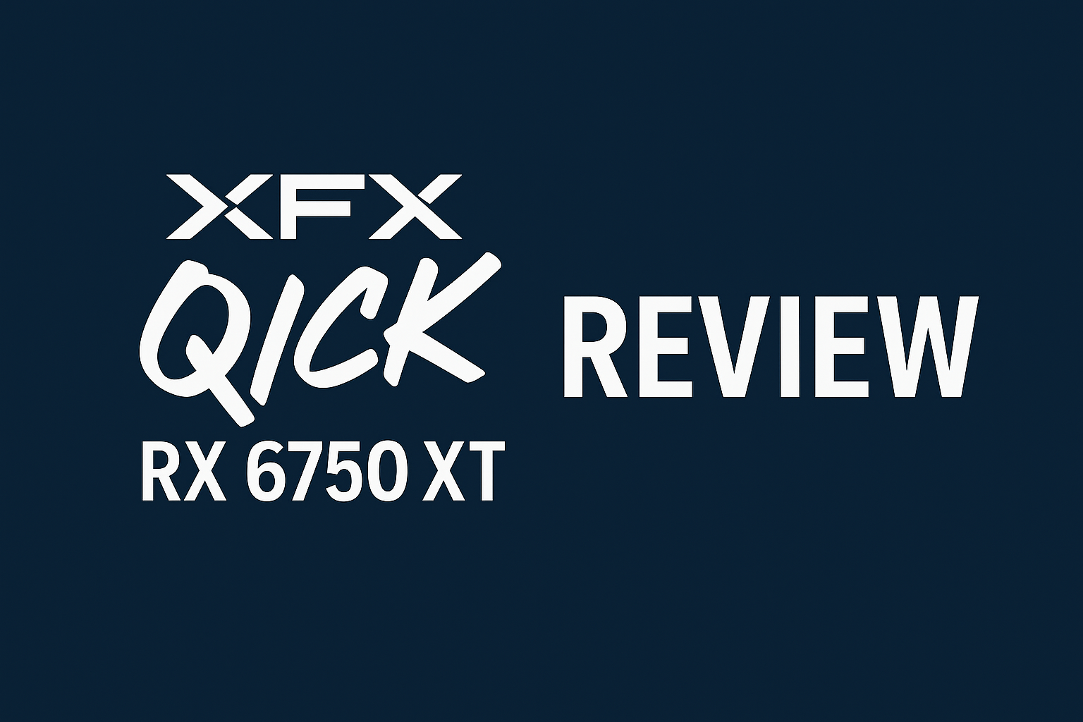 Review de la XFX QICK RX 6750 XT 12GB