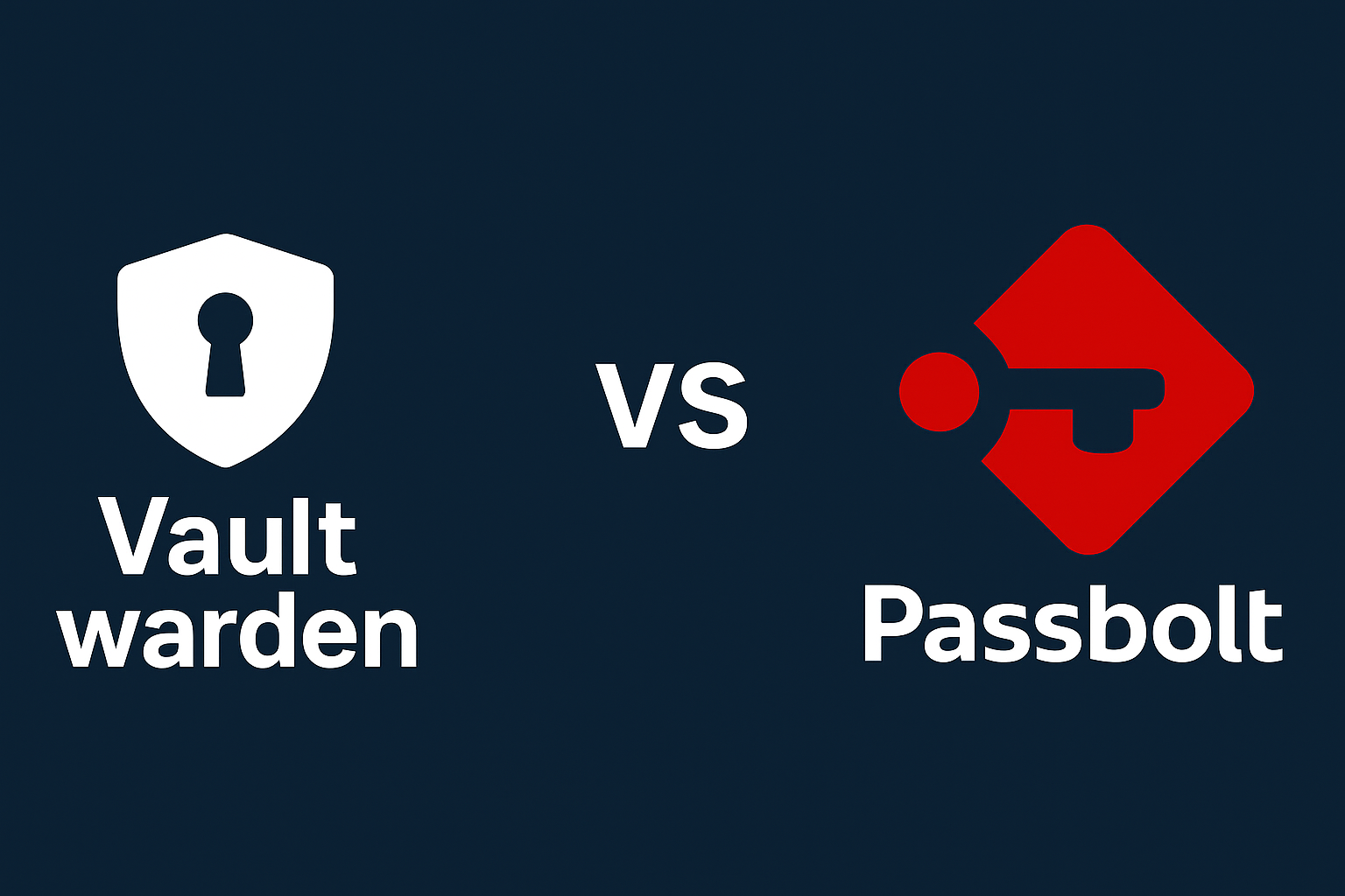 Vaultwarden vs Passbolt